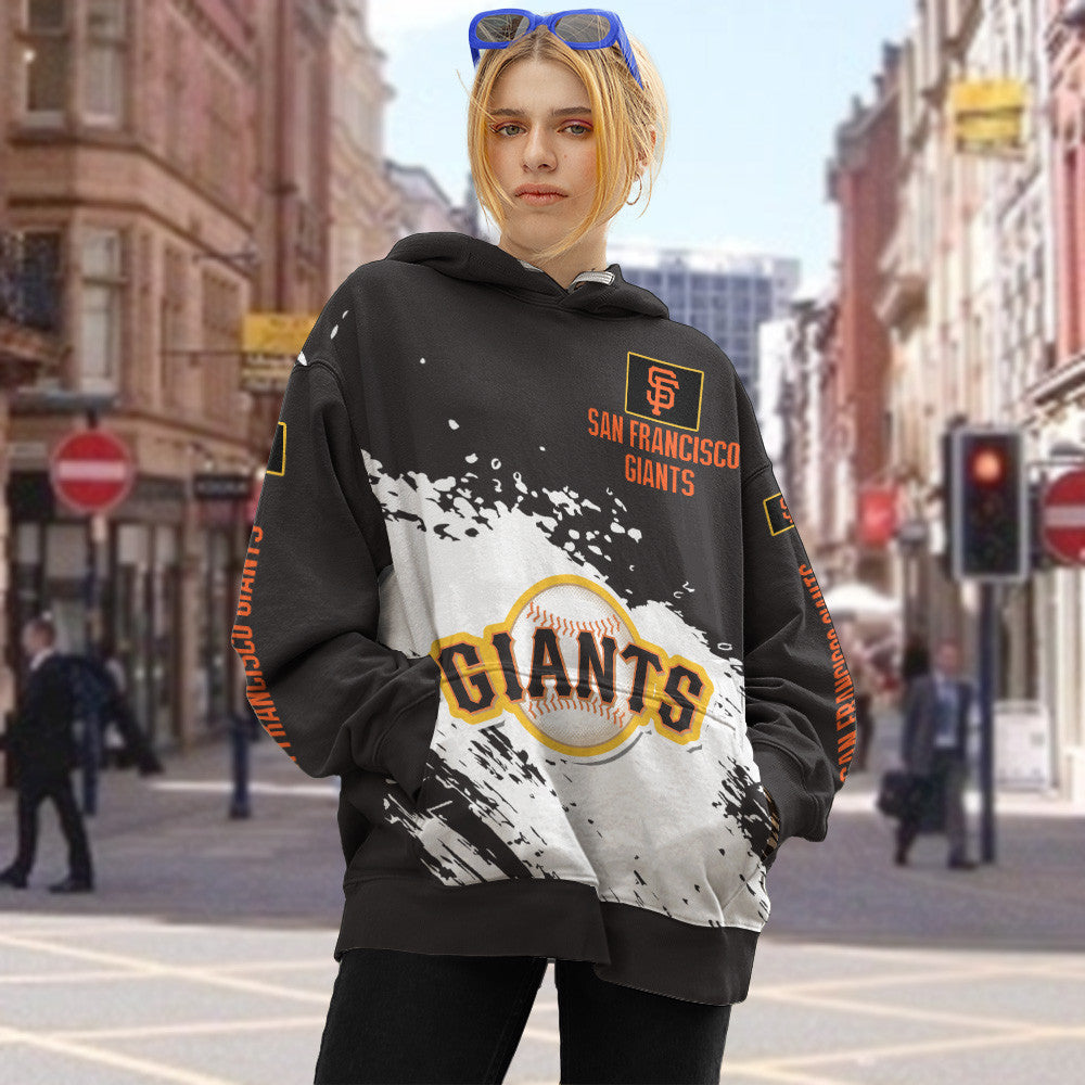 San Francisco Giants Black Color MLB Hoodie For Big Fan NH24 