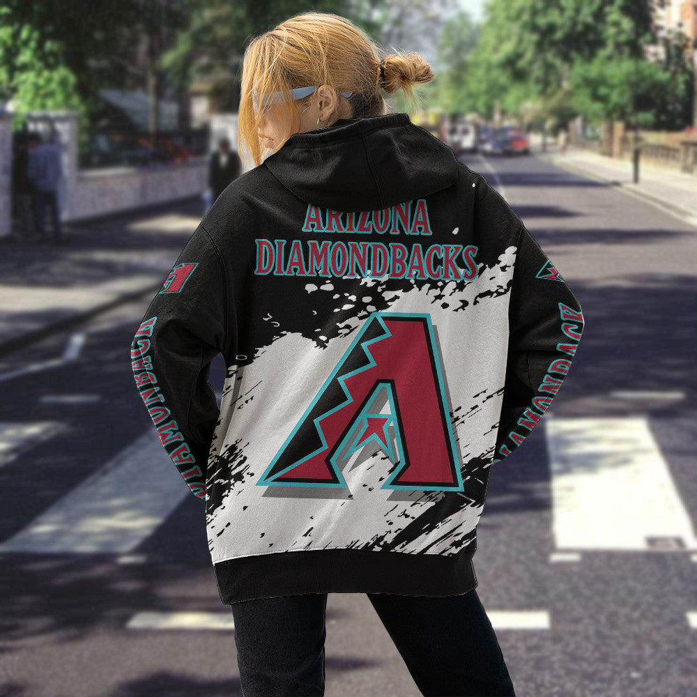 Arizona Diamonbacks Black Color MLB Hoodie For Big Fan NH24 