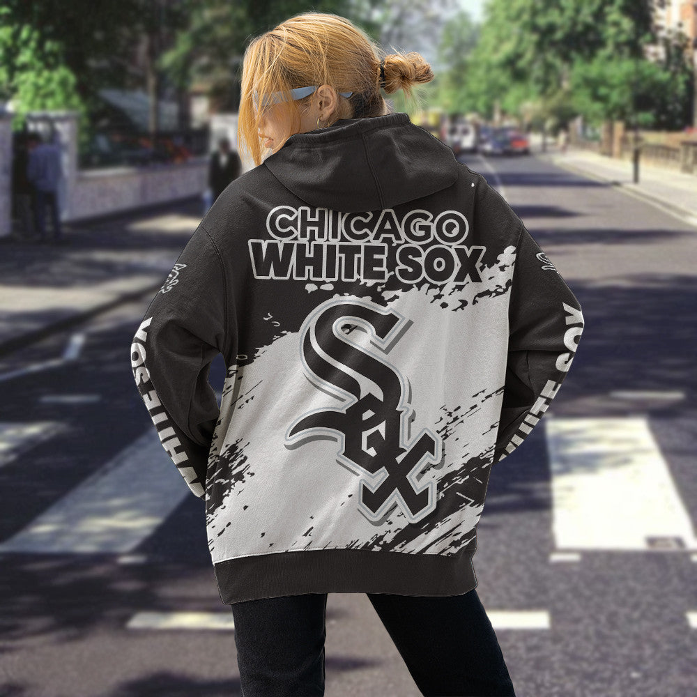 Chicago White Sox Black Color MLB Hoodie For Big Fan NH24 