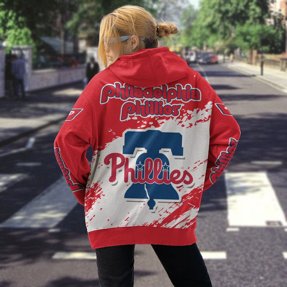 Philadelphial Phillies Red Color MLB Hoodie For Big Fan NH24 