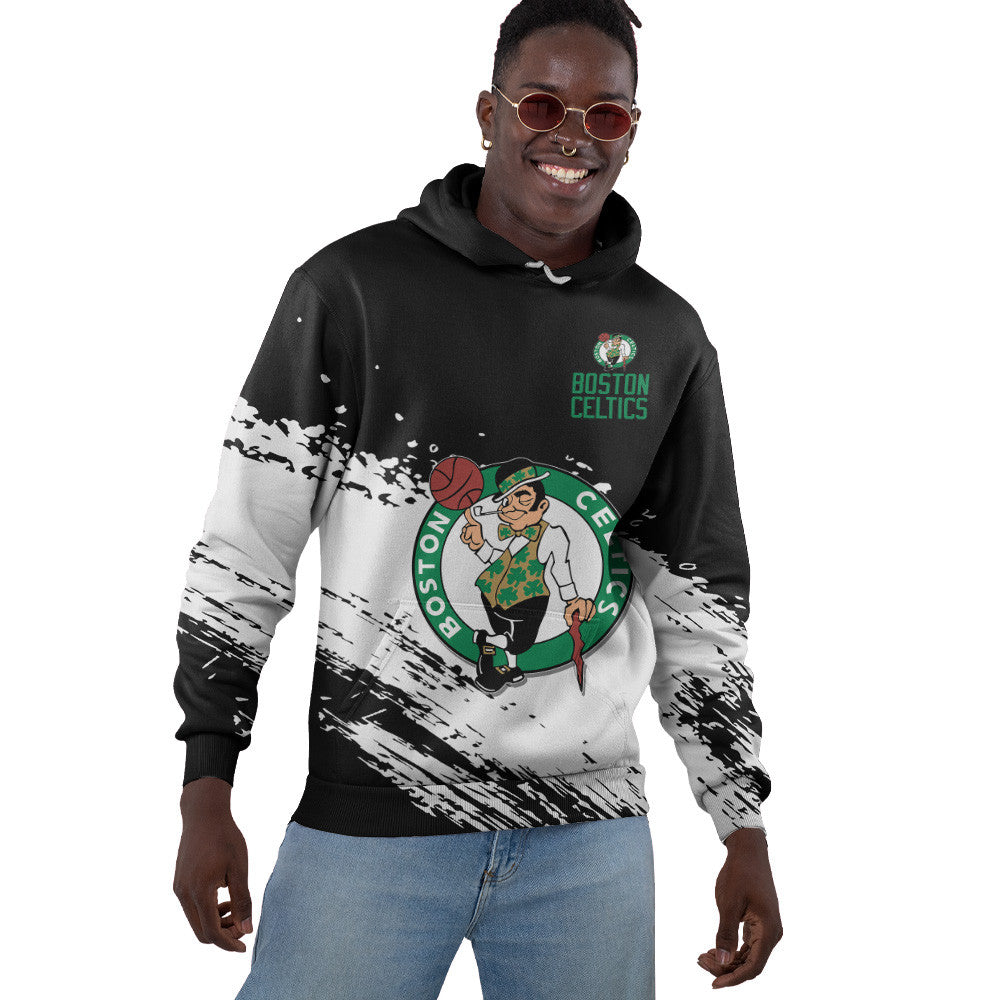 Boston Celtics NBA Hoodie Stylish Logo for Fans Color Black NH24