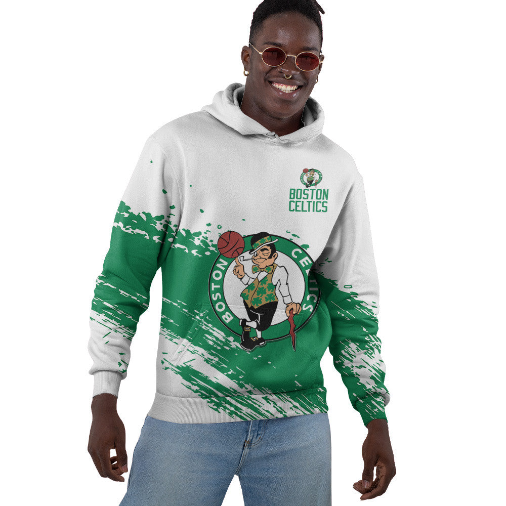 Boston Celtics NBA Hoodie Stylish Logo for Fans Color White NH24
