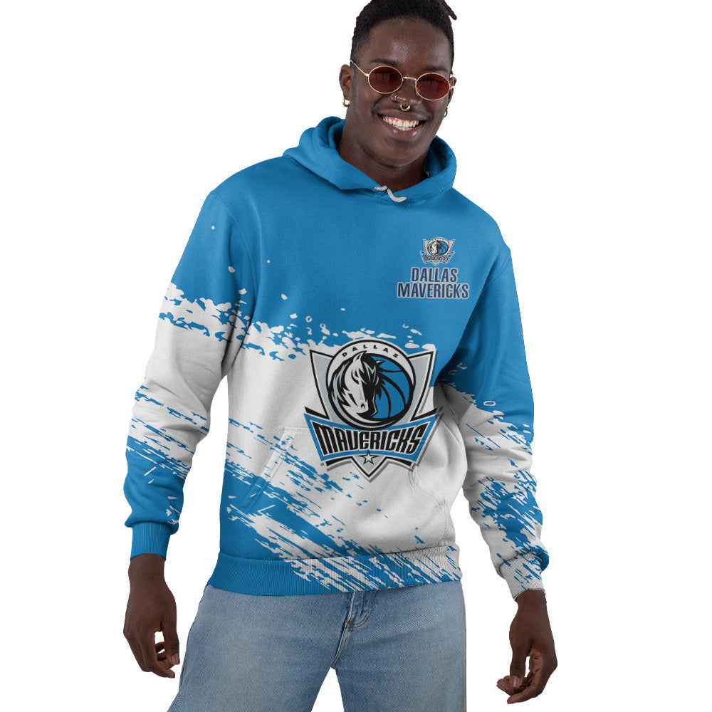 Dallas Mavericks NBA Hoodie Stylish Logo for Fans Color Blue NH24