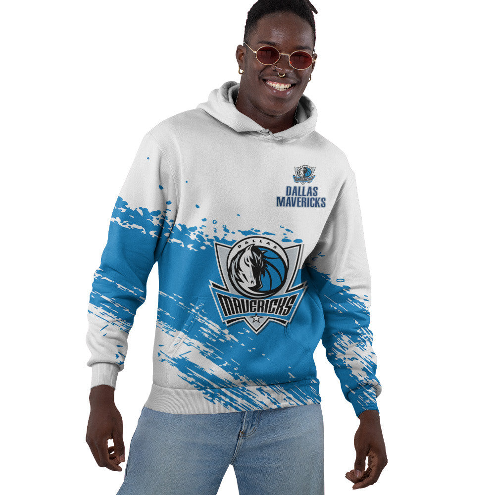 Dallas Mavericks NBA Hoodie Stylish Logo for Fans Color White NH24