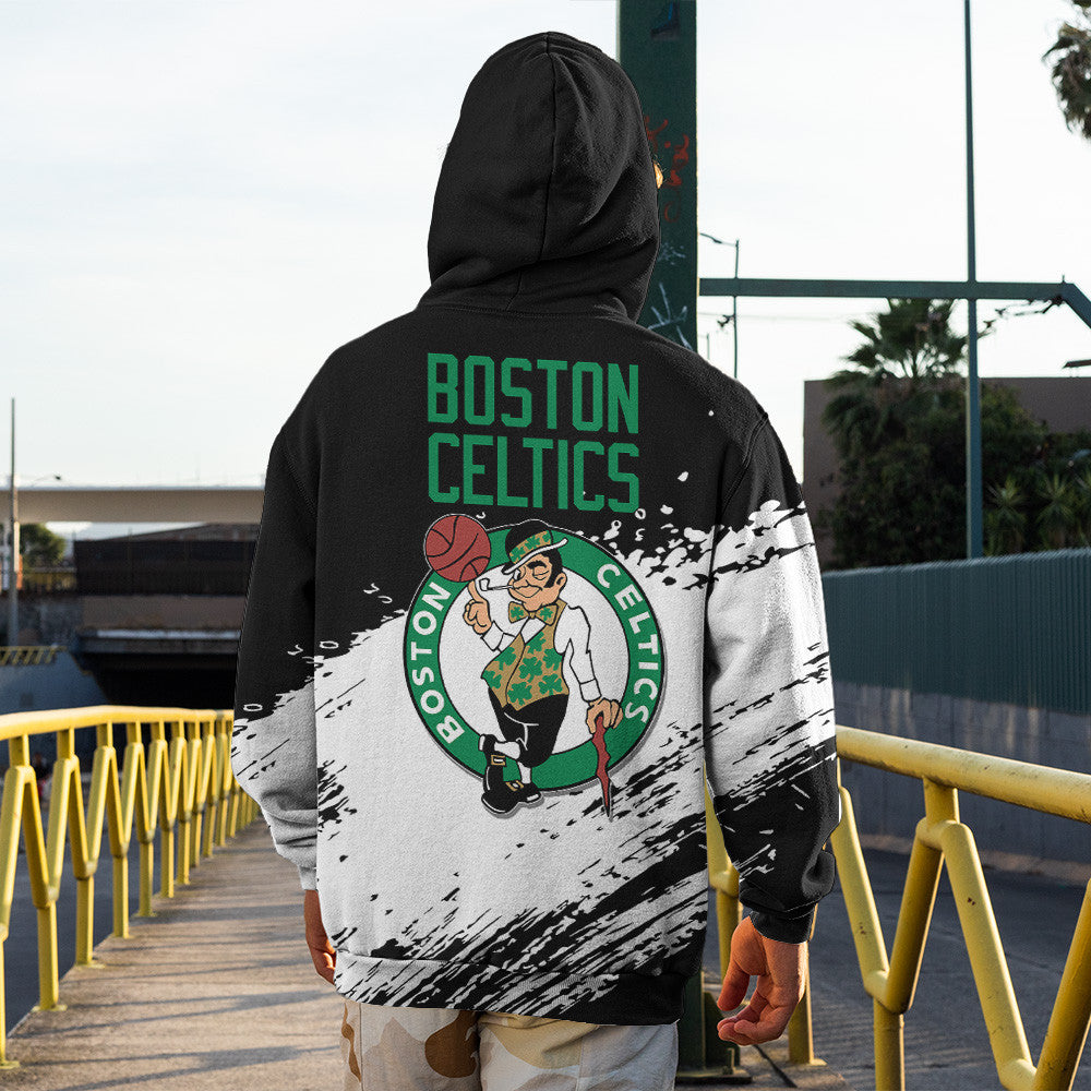 Boston Celtics NBA Hoodie Stylish Logo for Fans Color Black NH24