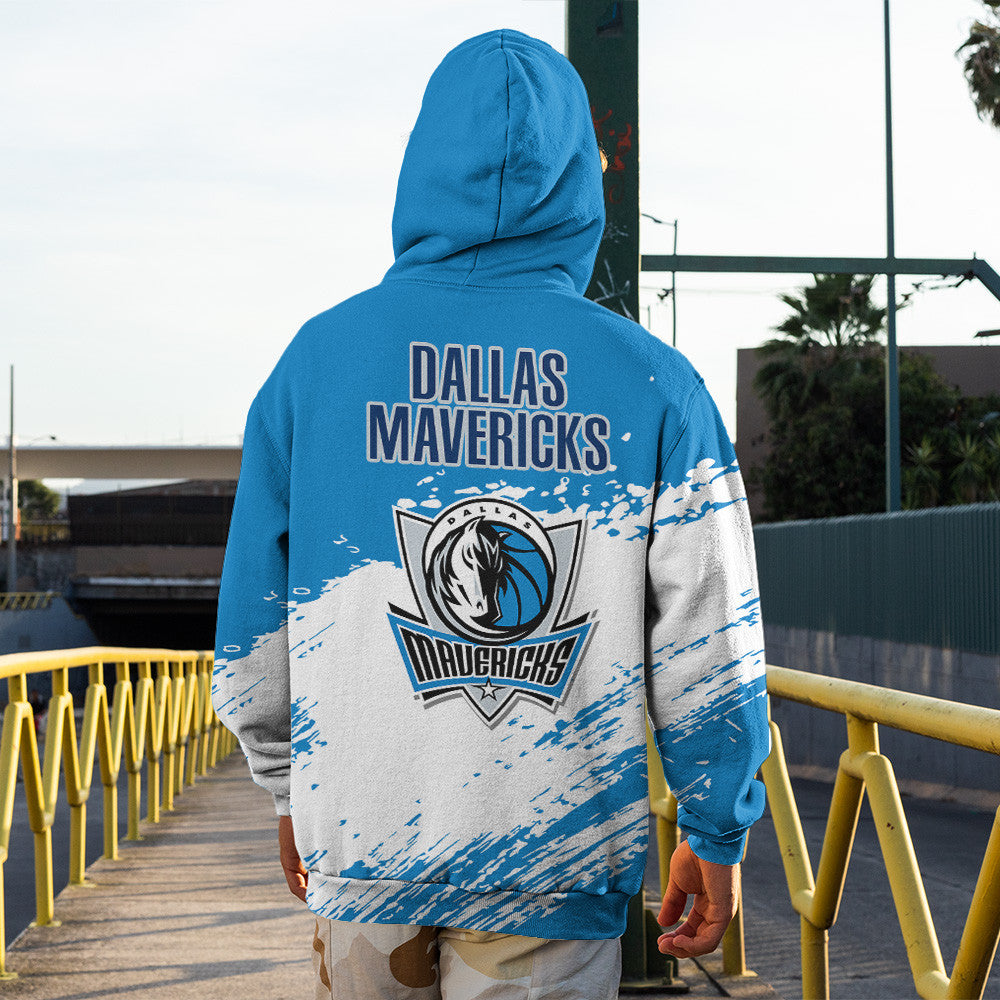 Dallas Mavericks NBA Hoodie Stylish Logo for Fans Color Blue NH24