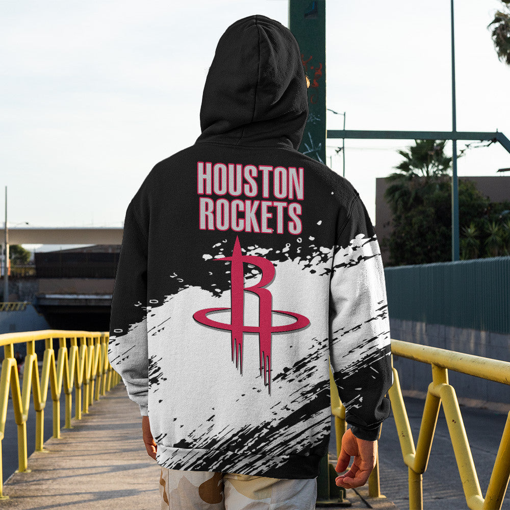 Houston Rockets NBA Hoodie Stylish Logo for Fans Color Black NH24