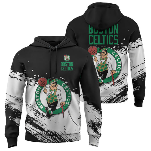 Boston Celtics NBA Hoodie Stylish Logo for Fans Color Black NH24