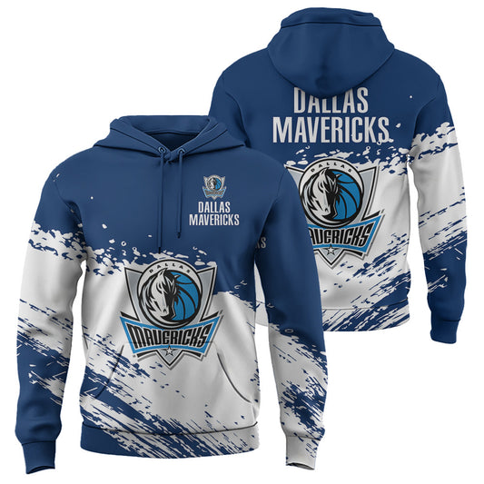 Dallas Mavericks NBA Hoodie Stylish Logo for Fans Color Dark Blue NH24
