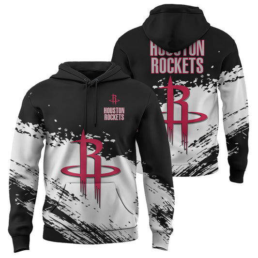 Houston Rockets NBA Hoodie Stylish Logo for Fans Color Black NH24