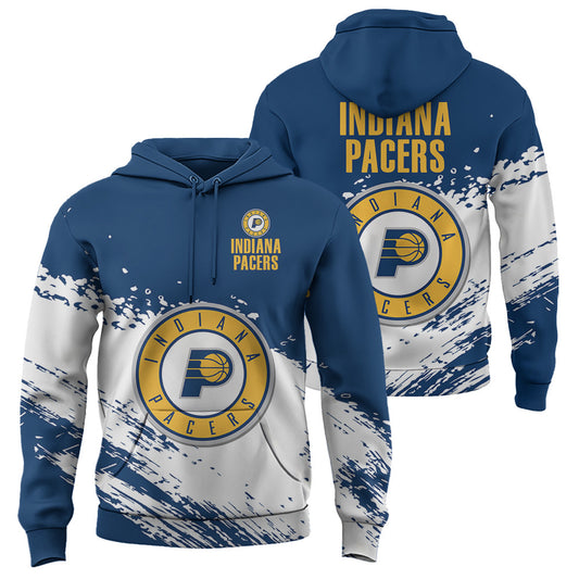 Indiana Pacers NBA Hoodie Stylish Logo for Fans Color Blue NH24