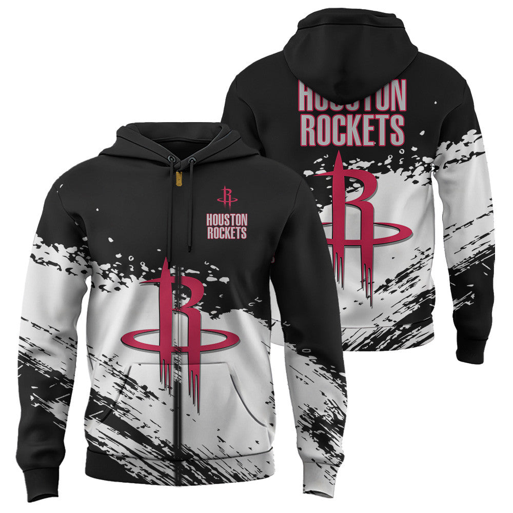 Houston Rockets NBA Hoodie Stylish Logo for Fans Color Black NH24
