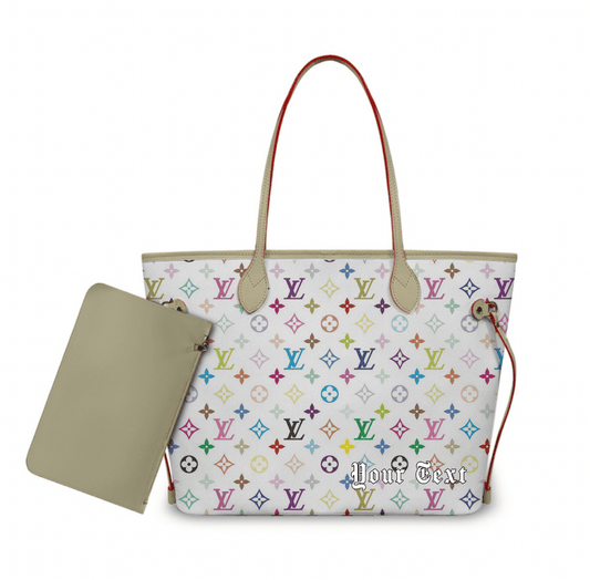 Louis Vuitton Neverfull MM Multicolor Monogram Bag