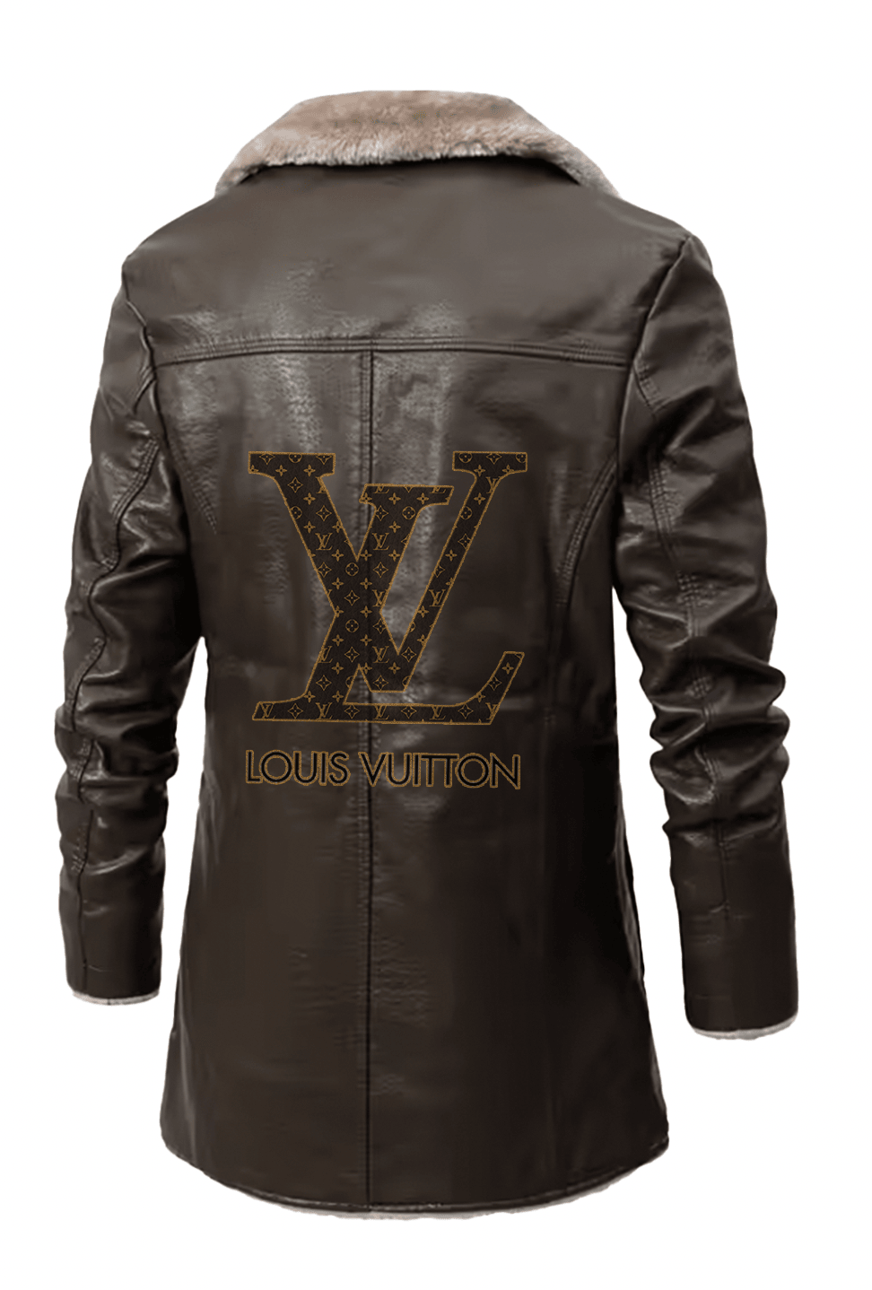 Louis Vuitton Long Leather Jacket