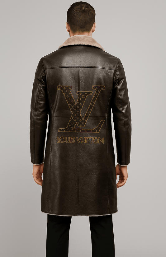 Louis Vuitton Long Leather Jacket