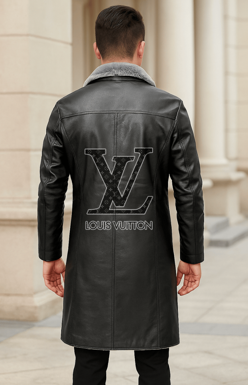 Louis Vuitton Long Leather Jacket