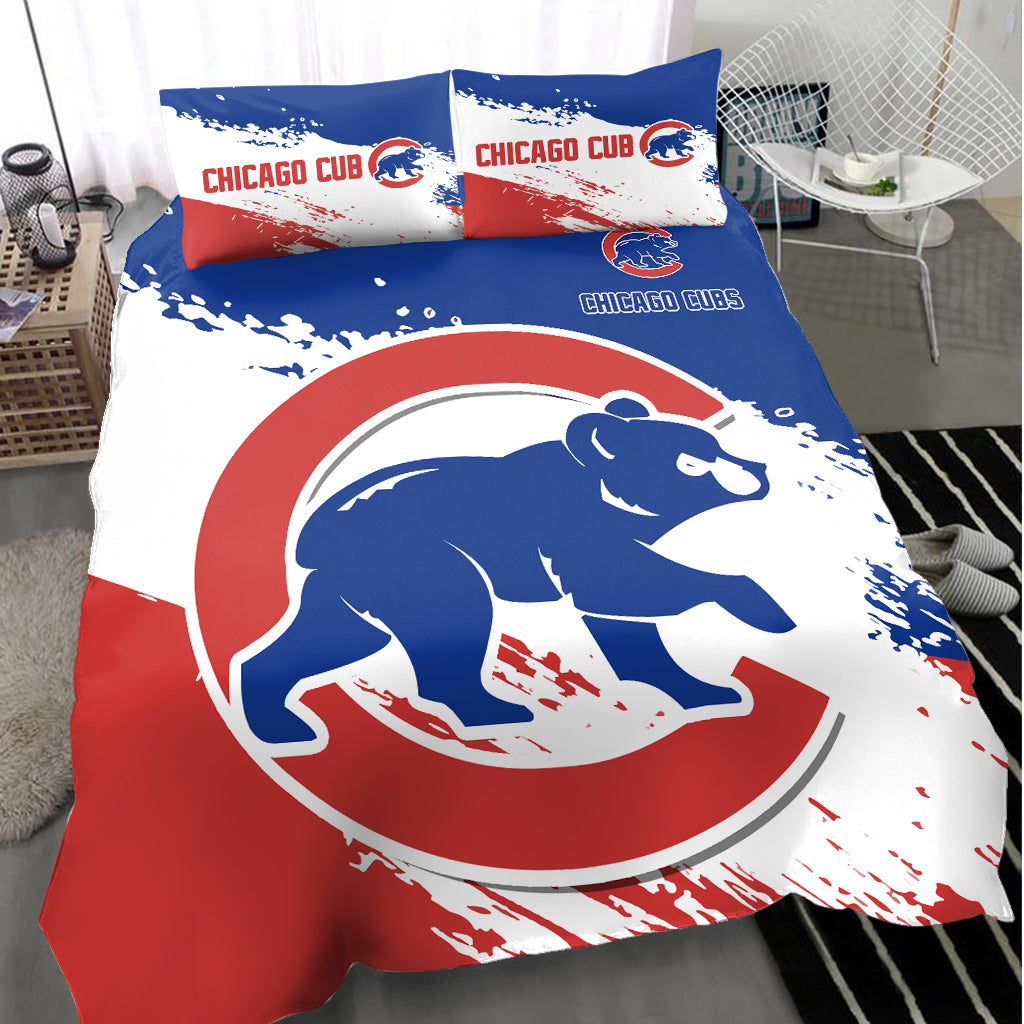 Chicago Cubs Baseball Bedding Set - Stylish Red Sox Logo Tee Tor Fans NH24