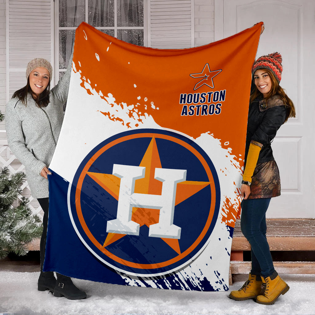 Houston Astros Baseball Premium Blanket - Stylish Astros Logo Tee Tor Fans NH24