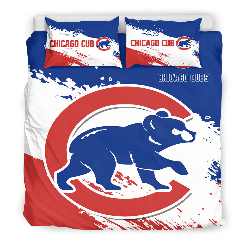 Chicago Cubs Baseball Bedding Set - Stylish Red Sox Logo Tee Tor Fans NH24