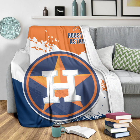 Houston Astros Baseball Premium Blanket - Stylish Astros Logo Tee Tor Fans NH24