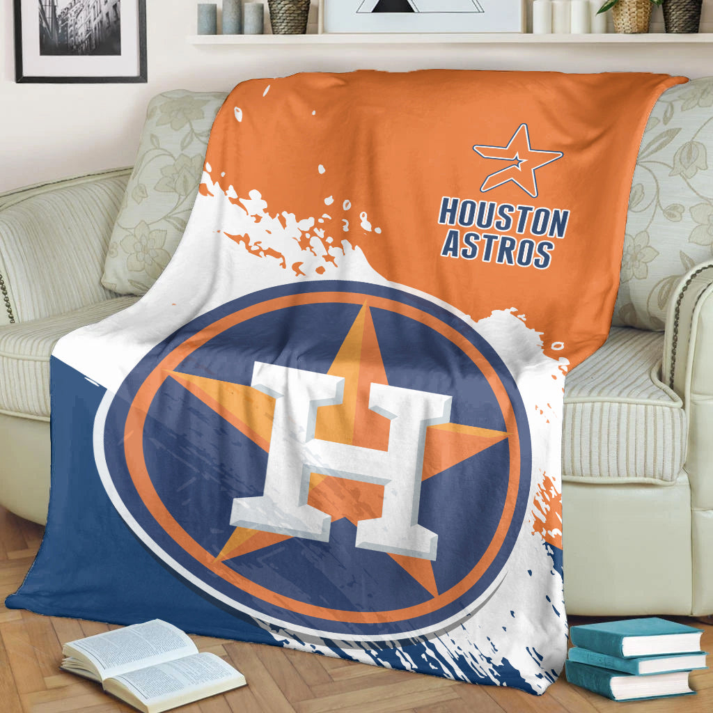 Houston Astros Baseball Premium Blanket - Stylish Astros Logo Tee Tor Fans NH24