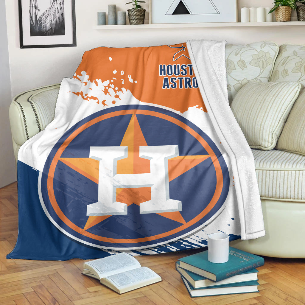 Houston Astros Baseball Premium Blanket - Stylish Astros Logo Tee Tor Fans NH24