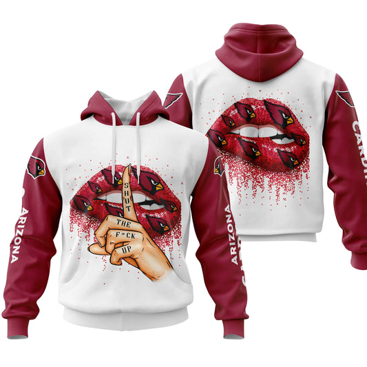NFL Arizona Cardinals Lips Hoodie NH24