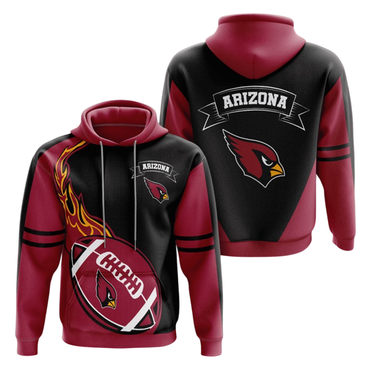 NFL Arizona Cardinals Hoodie Football Ball Gift For Fan NH24