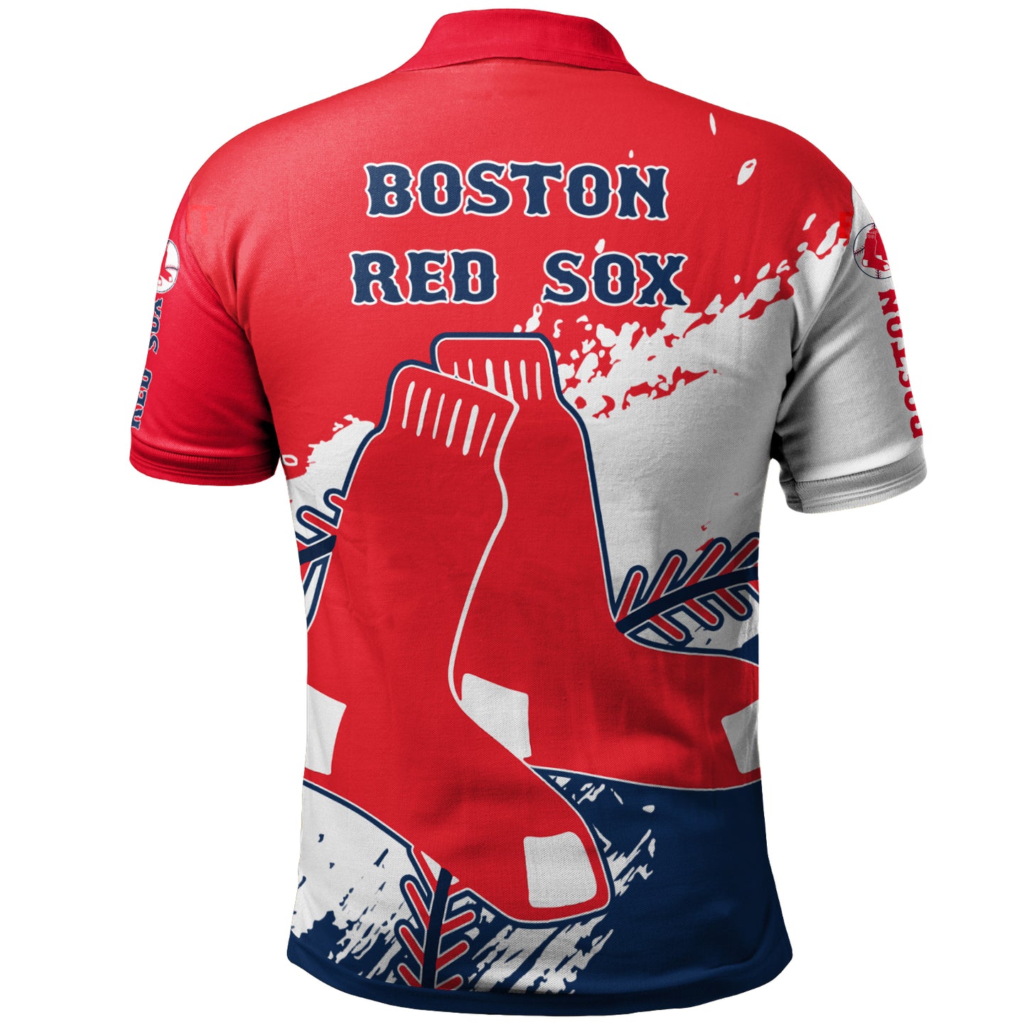 Boston Red Sox Baseball Polo Shirt - Stylish Red Sox Logo Tee Tor Fans NH24