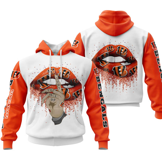 NFL Cincinnati Bengals Lips Hoodie NH24
