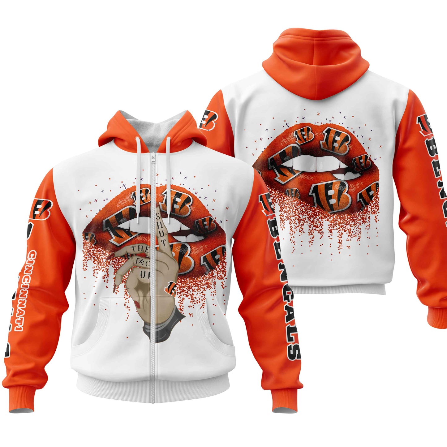 NFL Cincinnati Bengals Lips Hoodie NH24