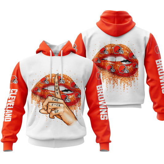 NFL Cleveland Browns Lips Hoodie NH24