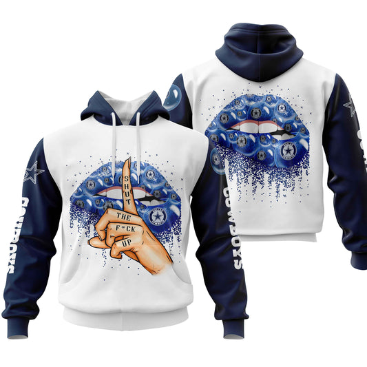 NFL Dallas Cowboys Lips Hoodie NH24