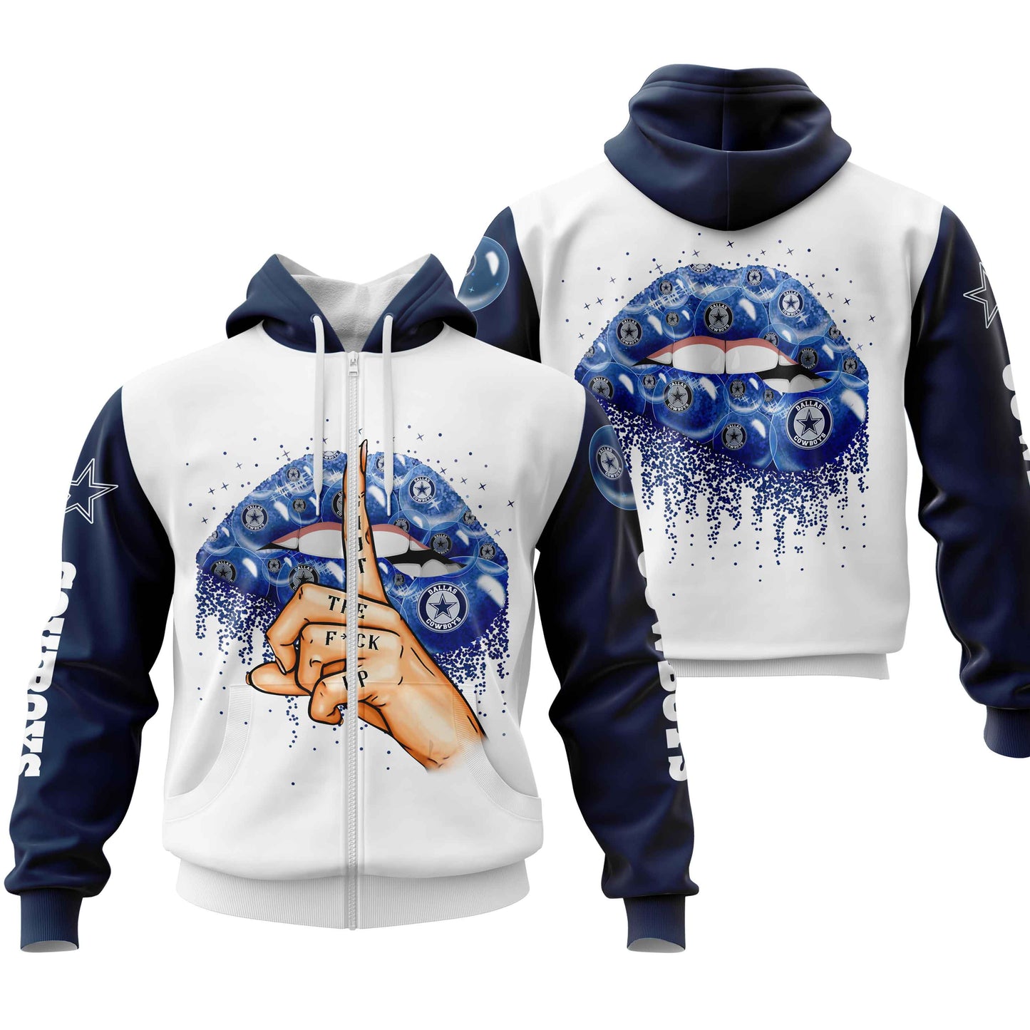NFL Dallas Cowboys Lips Hoodie NH24