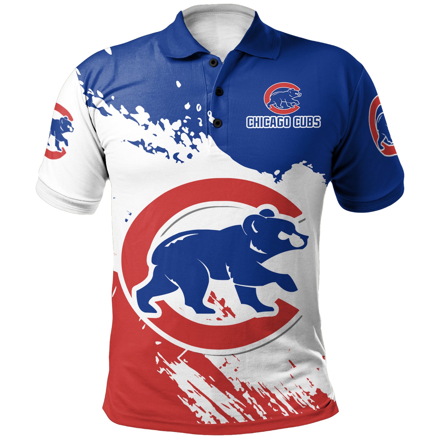 Chicago Cubs Baseball Polo Shirt - Stylish Red Sox Logo Tee Tor Fans NH24