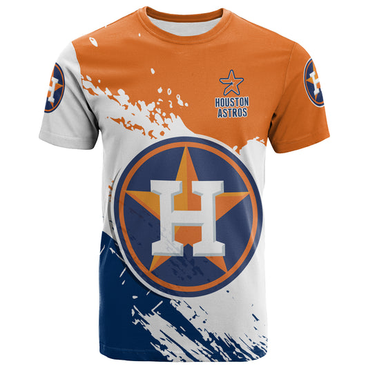 Houston Astros Baseball T-Shirt - Stylish Astros Logo Tee Tor Fans NH24