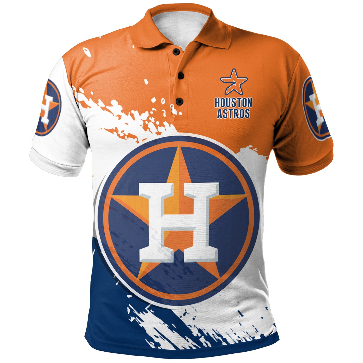 Houston Astros Baseball Polo Shirt - Stylish Astros Logo Tee Tor Fans NH24