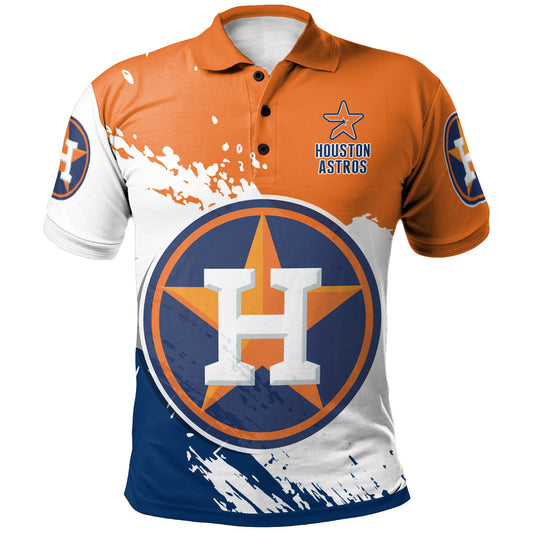 Houston Astros Baseball Polo Shirt - Stylish Astros Logo Tee Tor Fans NH24