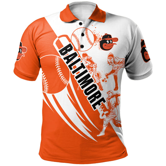 Baltimore Baseball Polo Shirt – Stylish & Comfortable for Every Fan NH24