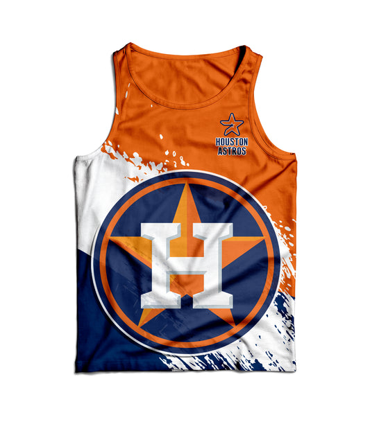 Houston Astros Baseball Men Tank Top - Stylish Astros Logo Tee Tor Fans NH24