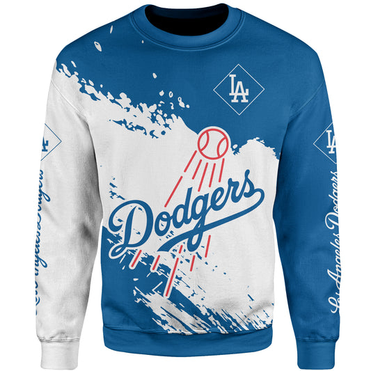 Los Angeles Dodgers Baseball Sweatshirt - Stylish Dodgers Logo Tee Tor Fans NH24
