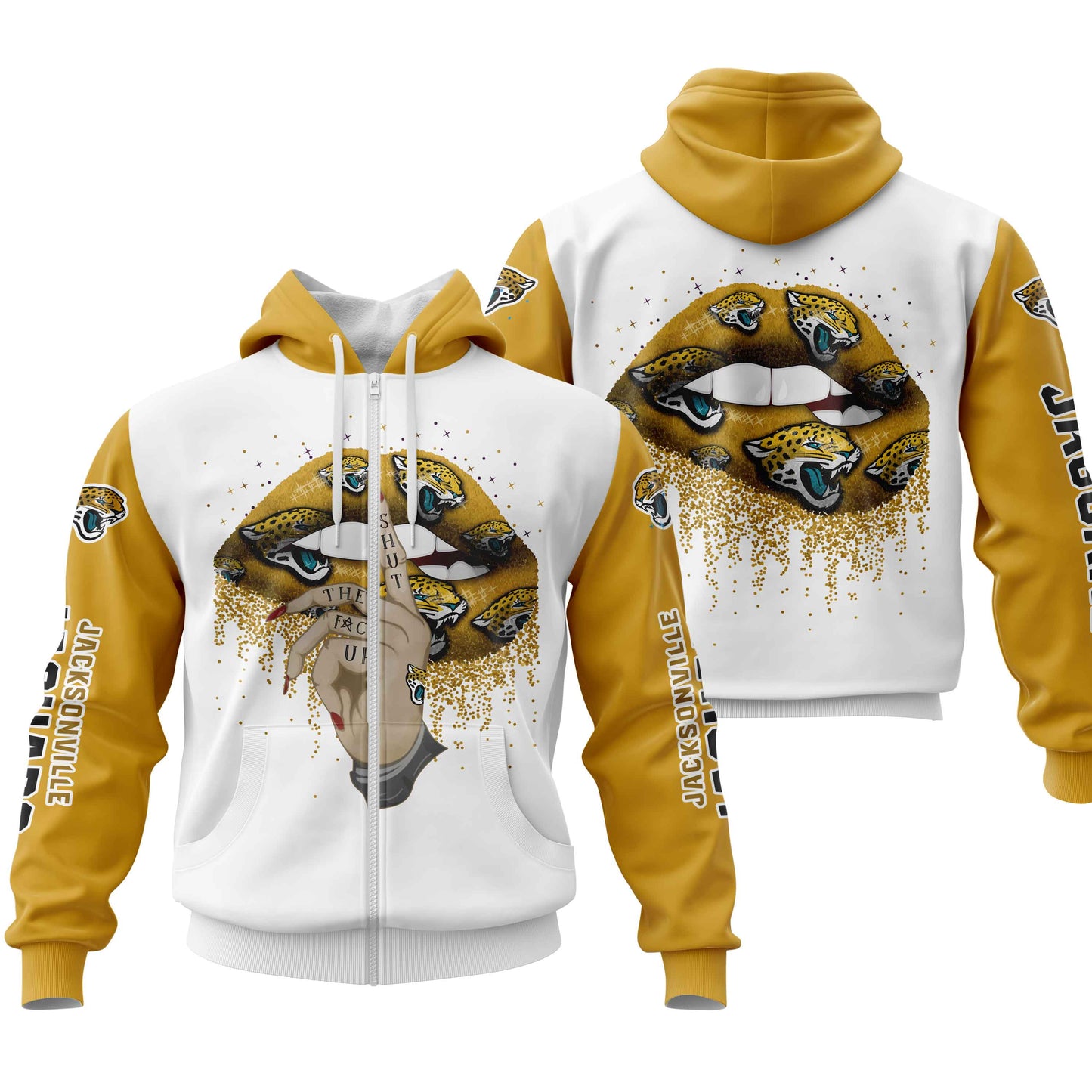 NFL Jacksonville Jaguars Lips Hoodie NH24