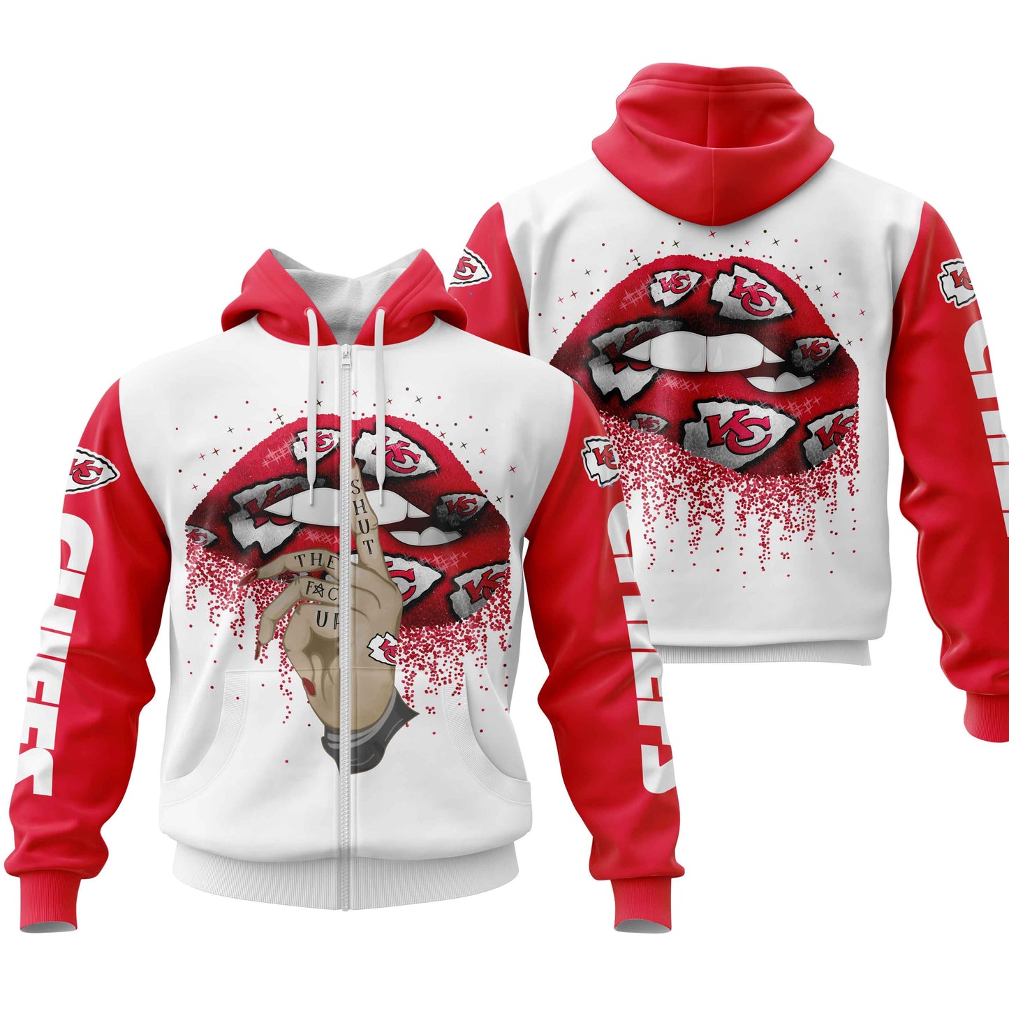 NFL Kansas City Chiefs Lips Hoodie NH24