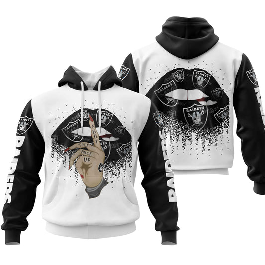 NFL Las Vegas Raiders Lips Hoodie NH24