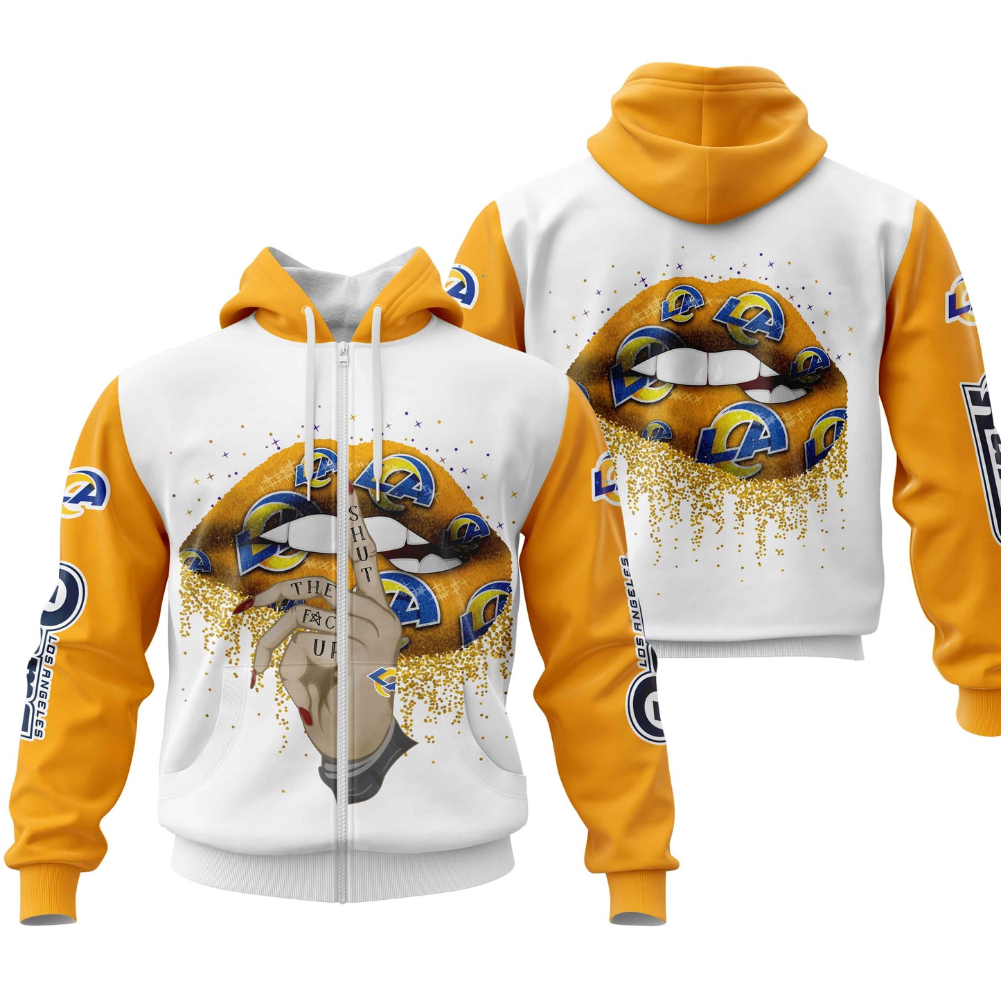 NFL Los Angeles Rams Lips Hoodie NH24