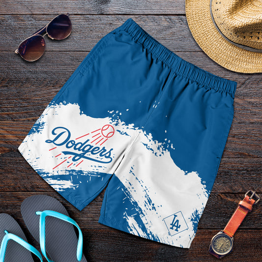 Los Angeles Dodgers Baseball Men Short - Stylish Dodgers Logo Tee Tor Fans NH24