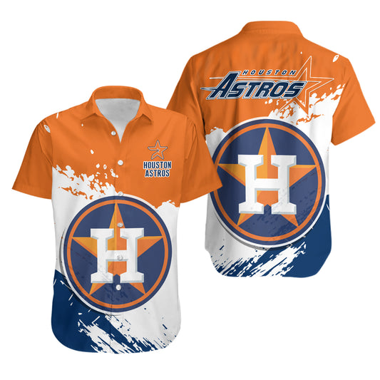 Houston Astros Baseball Hawaiian Shirt - Stylish Astros Logo Tee Tor Fans NH24