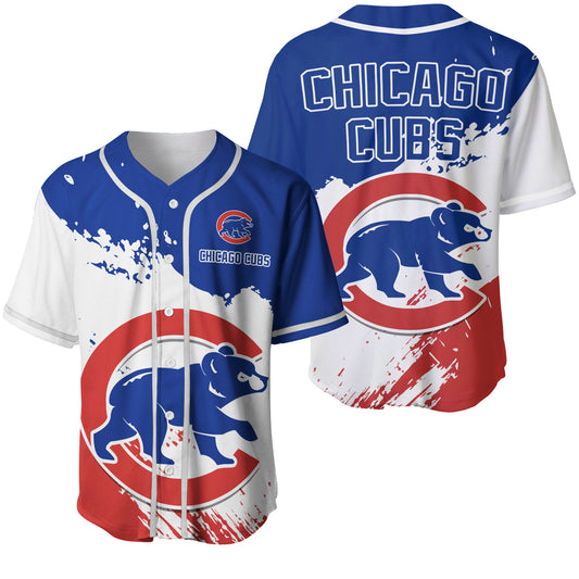Chicago Cubs Baseball Jersey - Stylish Red Sox Logo Tee Tor Fans NH24