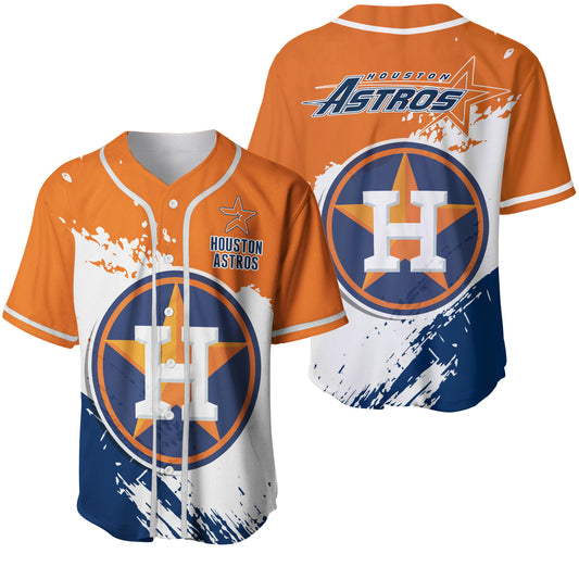 Houston Astros Baseball Jersey - Stylish Astros Logo Tee Tor Fans NH24
