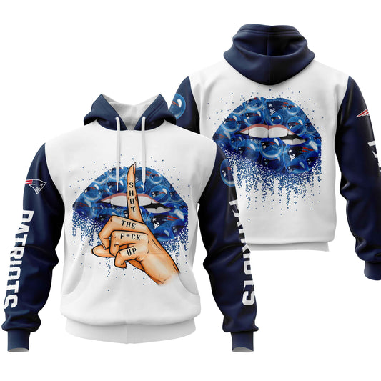 NFL New England Patriots Lips Hoodie NH24